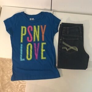 Aeropostale T-Shirt and Urban Cetreme Jeans (see size)